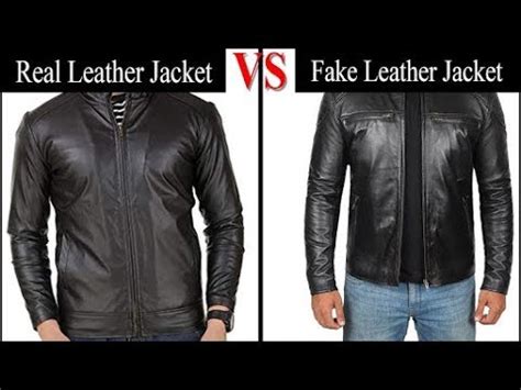 fake leather vs real leather watch|real leather jackets vs faux.